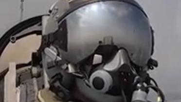 Pilot F-16 Ucapkan HUT Ke-78 RI dari dalam Kokpit