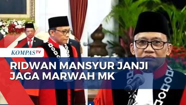 Baru Dilantik, Hakim MK Ridwan Mansyur Siap Tangani Sengketa Hasil Pemilu