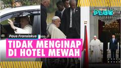 Kesederhanaan Paus Fransiskus Saat Berkunjung Ke Indonesia, Tidak Naik Jet Pribadi & Mobil Mewah
