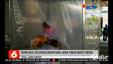 Sewa Bus, Puluhan Santri Dari Jawa Timur Nekat Mudik