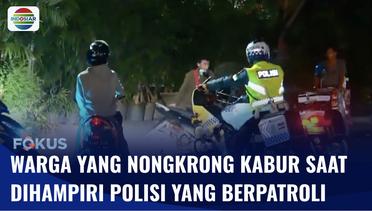 Cegah Kriminalitas, Polisi Patroli Susuri Jalanan Ibu Kota Cari Warga yang Kedapatan Asyik Nongkrong | Fokus