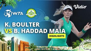 Katie Boulter vs Beatriz Haddad Maia - Highlights | WTA San Diego Open 2024