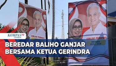 Beredar Baliho Ganjar Bersama Ketua DPC Gerindra Lumajang