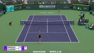 Match Highlights | Katerina Siniakova 2 vs 1 Kim Clijsters | BNP Paribas Open 2021