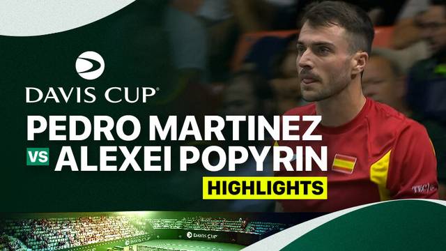 Pedro Martinez (ESP) vs Alexei Popyrin (AUS)  - Highlights | Davis Cup Finals Group Stage 2024
