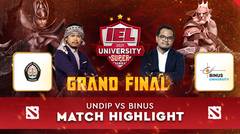 Grand Final DOTA 2 IEL | Highlight UNDIP vs BINUS