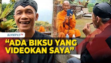 Momen 32 Biksu Menikmati Senandung Musik Karinding Khas Sunda Saat ke Gunung Ciremai