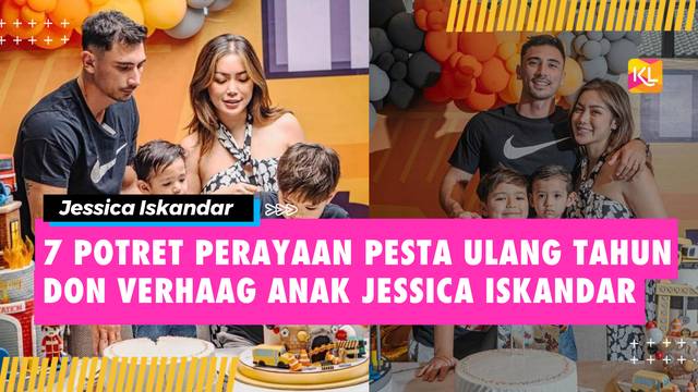 7 Potret Perayaan Pesta Ulang Tahun Don Verhaag Anak Jessica Iskandar, Sederhana di Rumah