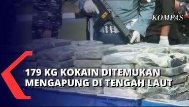 TNI AL dan BNN Gagalkan Penyelundupan Kokain Seberat 179 Kg, Barang Ditemukan Mengapung di Laut