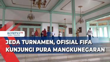 Jeda Turnamen, Official FIFA Kunjungi Pura Mangkunegaran