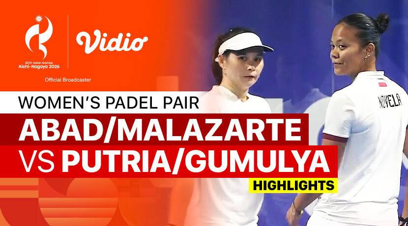 Danna Abad/Joshea Malazarte (PHI) vs Novela Putria/Beatrice Gumulya (INA) - Women's Padel Pairs Bronze Medal Match | 20th Asian Games Aichi-Nagoya 2026