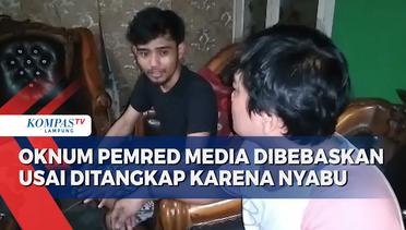 Oknum Pemimpin Redaksi Media Dibebaskan usai Ditangkap karena Narkoba