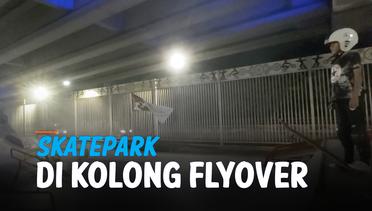 Melihat Aktivitas Warga di Skatepark Kolong Flyover Pasar Rebo