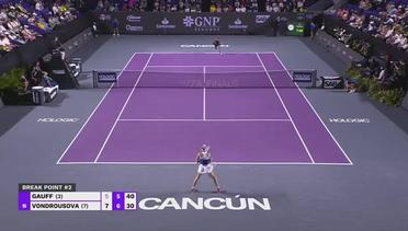 Coco Gauff vs Marketa Vondrousova - Highlights | WTA Finals Cancun 2023