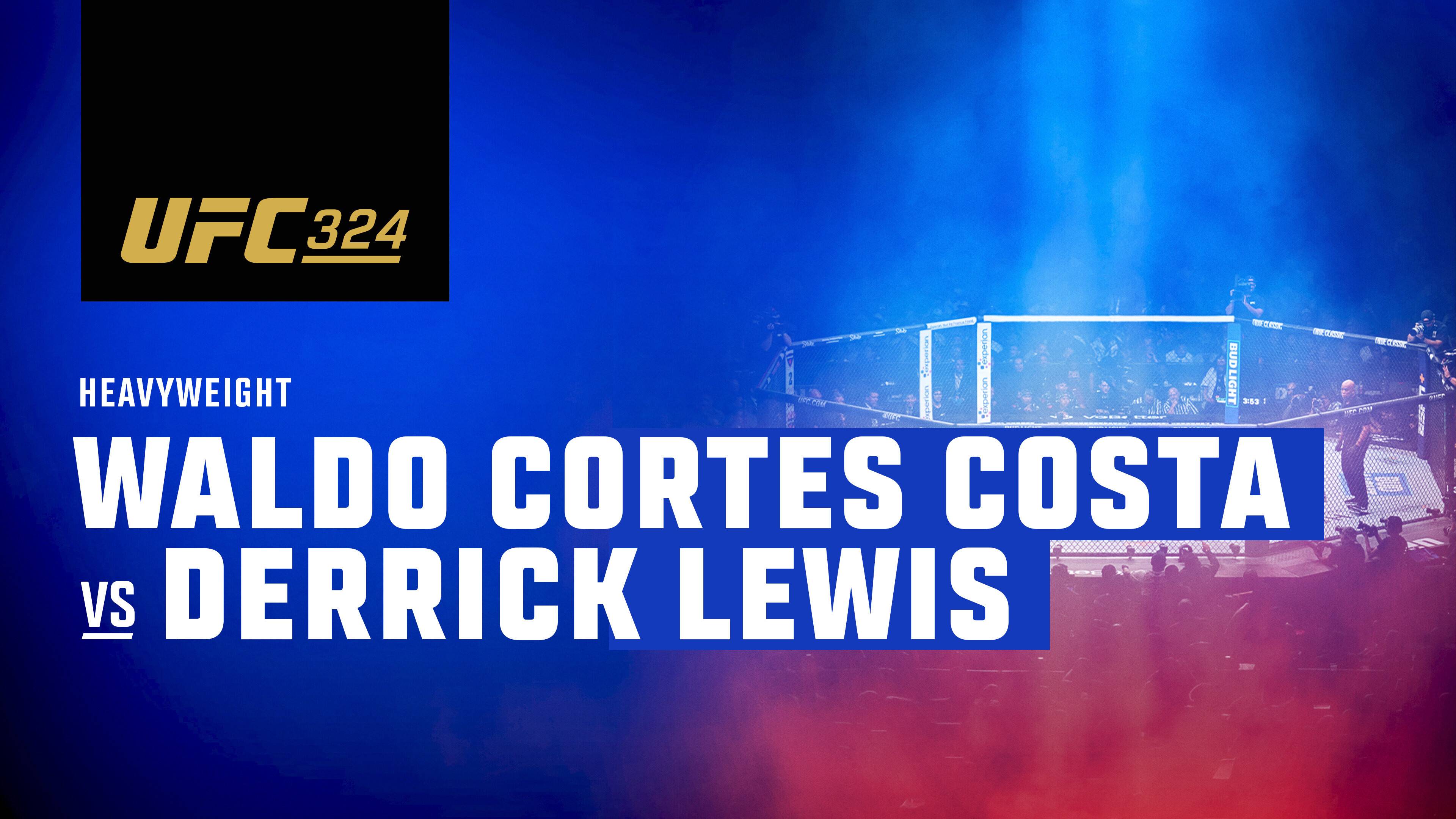 Waldo Cortes Costa vs Derrick Lewis - Heavyweight | UFC 324