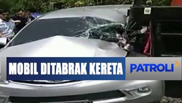 Mobil Ditabrak Kereta di Palembang, Pengemudi Luka-Luka - Patroli