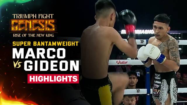 Marco Jacob vs Gideon Manurung - Highlight | Triumph Fight Genesis Rise Of The New King