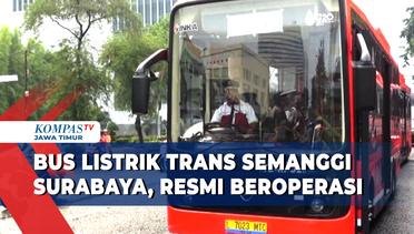 Angkutan Umum Bus Listrik Trans Semanggi Suroboyo Resmi Diluncurkan