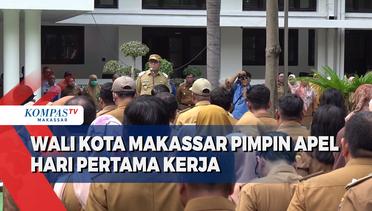 Wali Kota Makassar Pimpin Apel Hari Pertama Kerja