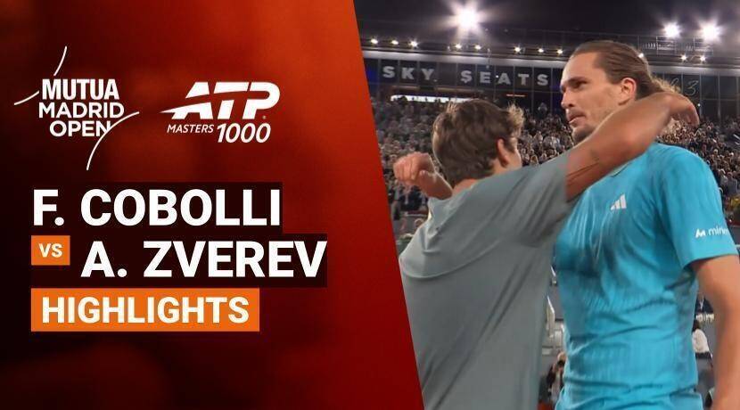 Flavio Cobolli vs Alexander Zverev - Quarterfinals | ATP 1000: Mutua Madrid Open 2026
