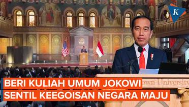 Jokowi Sentil Keegoisan Negara Maju Saat Berikan Kuliah Umum di AS