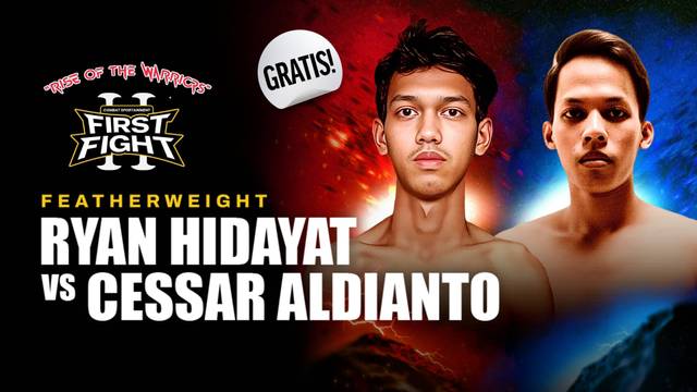 Ryan Hidayat vs Cessar Aldianto - Featherweight Kick Boxing - Full Match | First Fight Volume 2