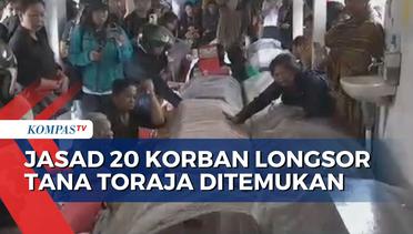 Tim SAR Gabungan Temukan 20 Korban Longsor Tana Toraja