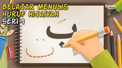 Belajar menulis huruf hijaiyah (seri-1) huruf ب  (ba) dan ت (ta) dengan harakat