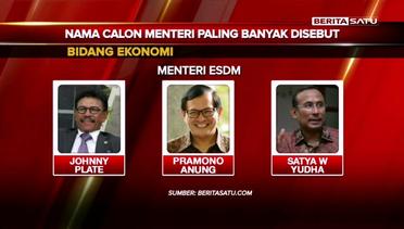 Nama Calon Menteri Kabinet Jokowi Paling Banyak Disebut
