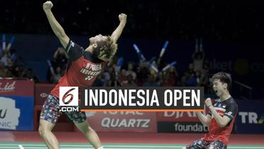 Kevin/Marcus Pertahankan Juara Indonesia Open