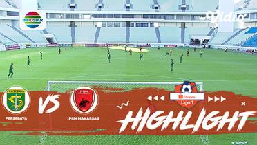 Halftime Highlights Persebaya (1) vs (1) PSM Makassar | Shopee Liga 1