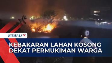 Lahan Kosong Dekat Permukiman Warga di Madiun Terbakar, Diduga Akibat Aktivitas Bakar Sampah!