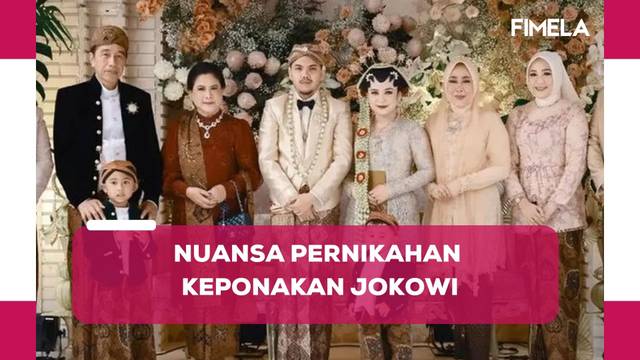 6 Tampilan Pernikahan Keponakan Jokowi, Iriana Membawa Tas Chanel