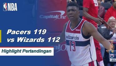 NBA I Cuplikan Pertandingan : Pacers 119 vs Wizards 112