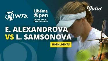 Semifinal: Ekaterina Alexandrova vs Liudmila Samsonova - Highlights | WTA Libema Open 2024