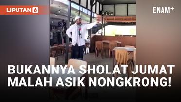 Asik Nongkrong di Cafe pas Sholat Jumat, Puluhan Remaja Disemprot Ustadz