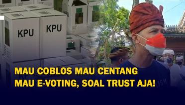 Jawab Ganjar Pranowo Soal Sistem E-Voting di Pemilu Nanti