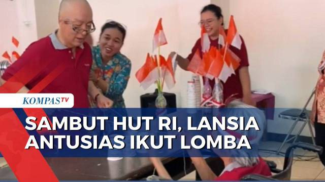 Antusias! Begini Cara Warga Lansia di Semarang Sambut HUT ke-80 RI | SAPA PAGI