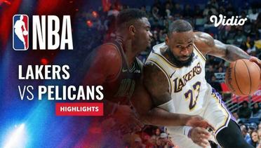 LA Lakers vs New Orleans Pelicans - Highlights | NBA Regular Season 2023/24