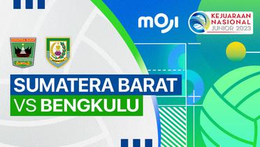 Putri: Sumatera Barat vs Bengkulu - Full Match | Kejurnas Junior 2023