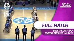 Full Match Basket Kursi Roda Putra - Chinese Taipei vs Malaysia | Asian Para Games 2018