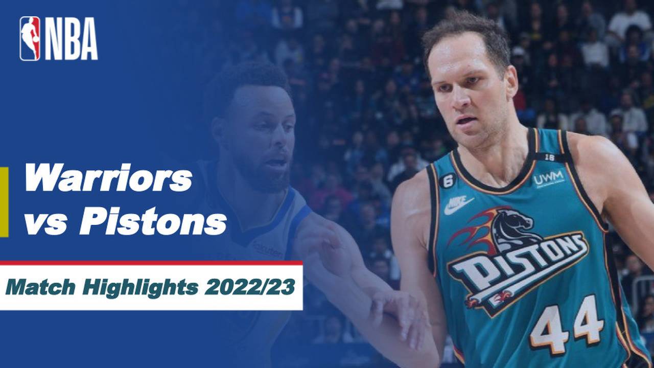 Match Highlights Golden State Warriors vs Detroit Pistons NBA Regular Season 2022/23 Vidio