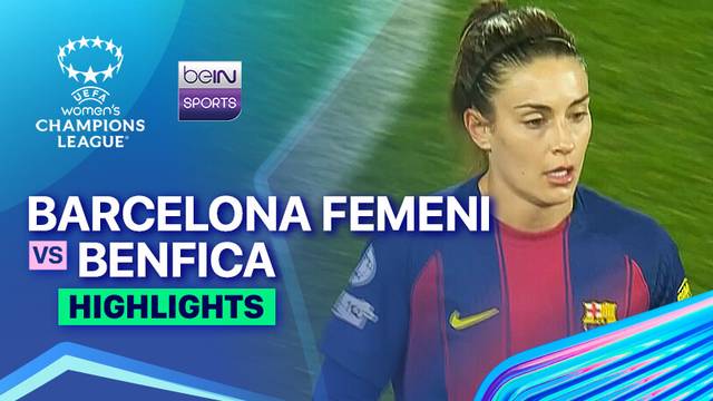 Barcelona Femeni vs Benfica - Highlight | UEFA Women's Champions League 2025/26