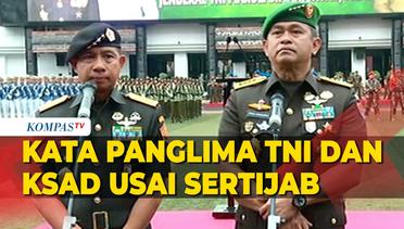 Pernyataan Panglima TNI Agus Subiyanto dan KSAD Maruli Simanjuntak usai Sertijab