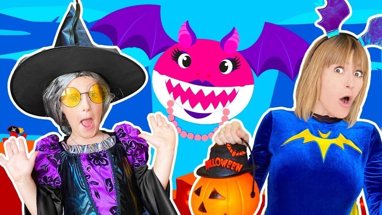 Baby Shark Halloween | Halloween Songs | Super Simple Songs | Anuta Kids  Channel | Vidio