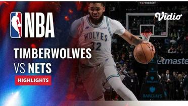 Minnesota Timberwolves vs Brooklyn Nets - Highlights | NBA Regular Season 2023/24