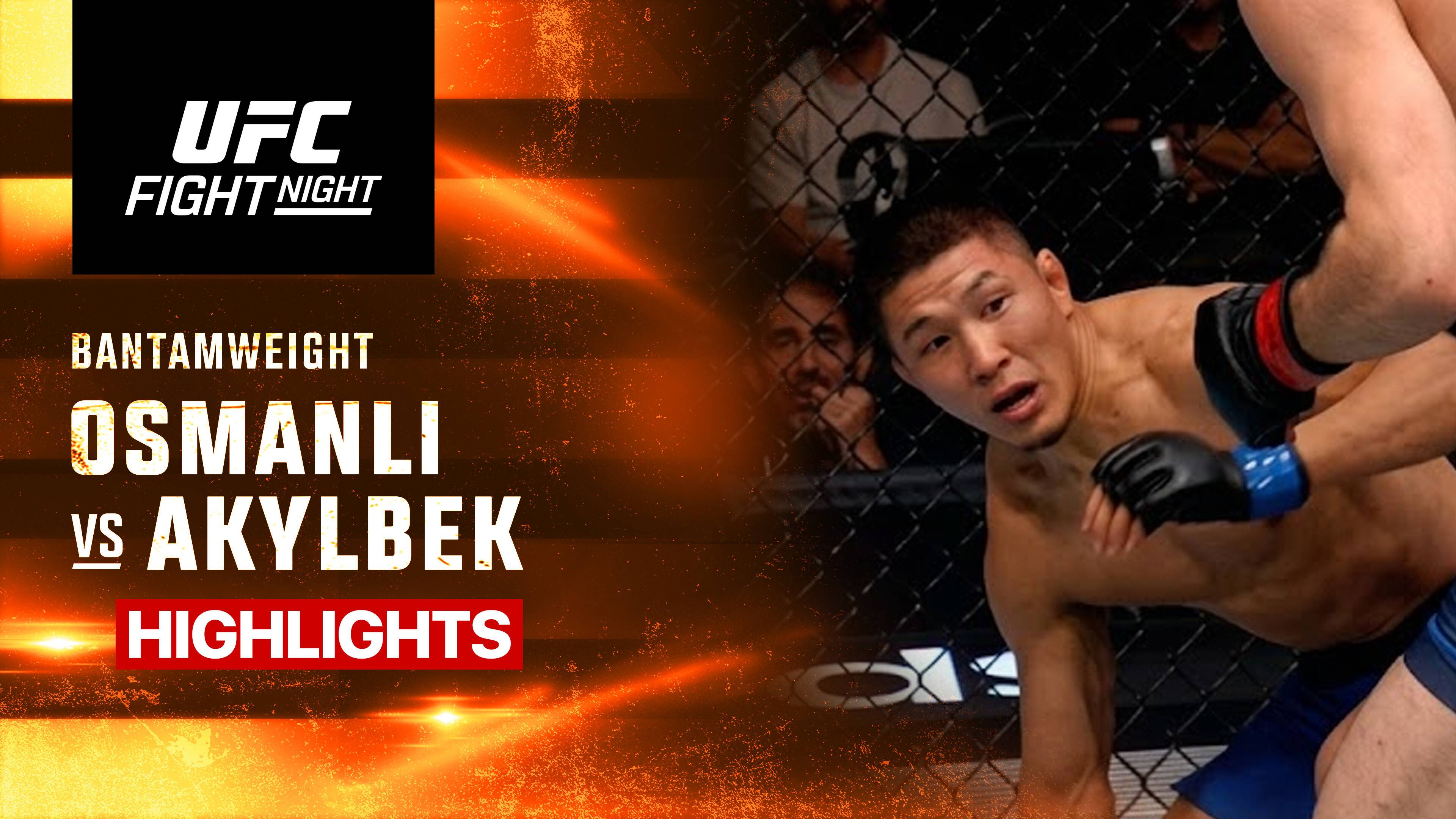 Mehemmedeli Osmanli vs Ilimbek Akylbek - Bantamweight | UFC Fight Night
