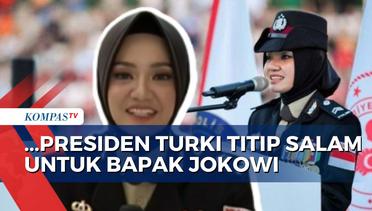 Tiba di Tanah Air, Briptu Tiara Nissa Cerita Presiden Erdogan Titip Salam untuk Jokowi!