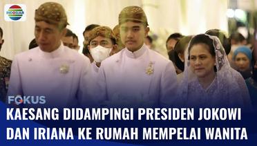 Malam Midodareni, Presiden Jokowi dan Iriana Jokowi Damping Kaesang ke Rumah Erina | Fokus