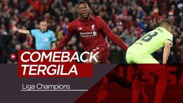 Selain Liverpool Vs Barcelona, Inilah 5 Comeback Tergila di Liga Champions